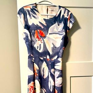 Aritzia Babaton MIDI Water Colour Dress